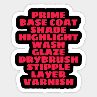 Painting Vernacular Sticker